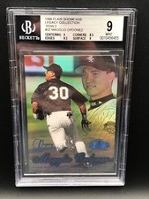 1998 FLAIR SHOWCASE LEGACY COLLECTION ROW 2 #32 MAGGLIO ORDONEZ BGS 9 MINT #/100