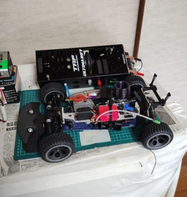 ミニカー kyosho Rc Car single speed and 2 speed Kyosho 2-Speed RC Car with Engine Working Body and Accessories