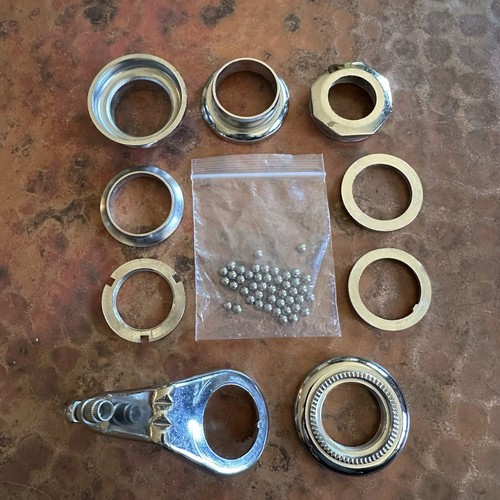 1” Vintage Tange Headset Chrome Early 1980s Bmx Road Threaded External