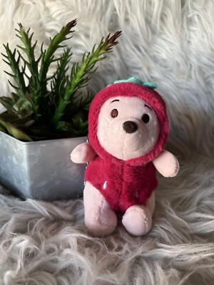 Disney Winnie the Pooh Strawberry Cute Plush Keychain | eBay
