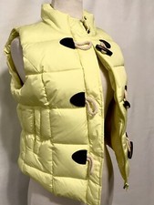 NWOT. Arizona Puffer Quilted Vest Yellow / Lime Girls Youth M 14/16