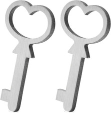 Cedar Box Key, Replacement for Lane Mini Keepsake Boxes, Key Lock, Metal, 2PC