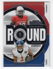 Malik Nabers / Marvin Harrison Jr. 2024 Panini Contenders #2 Round Numbers