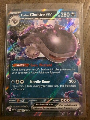 Paldean Clodsire ex 059/091 SV: Paldean Fates Holo