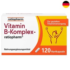 Vitamin B Komplex ® Hartkapseln Kombipräparat mit allen 8 B Vitaminen Für …