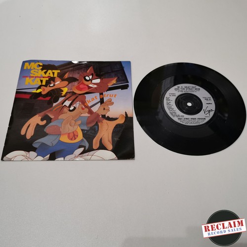 MC skat kat and the stray mob - skat strut 7" vinyl record VG