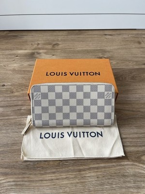 Org. Louis Vuitton Zippy Wallet Damier Azur Portemonnaie