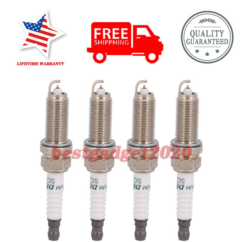 90919-01253 SC20HR11 4pc Spark Plugs For Toyota Corolla Lexus Scion Pontiac Vibe
