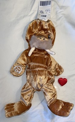 NEW Build-A-Bear Workshop WALRUS Exclusive SeaWorld UNSTUFFED Plush + Heart BAB