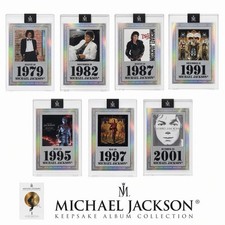 2026 Michael Jackson Keepsake Spotlight Collection All 7 Albums Numbered Cards