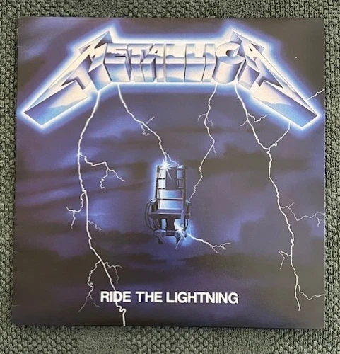 Metallica Ride The Lightning LP NM 180g Blackened 2016 Remaster Vinyl