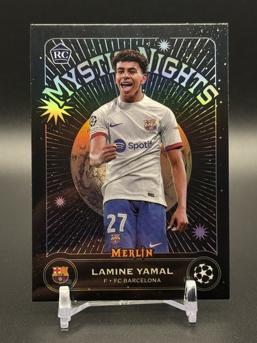 2023-24 Topps Merlin Uefa Club Competitions - Mystic Nights Lamine Yamal (RC)