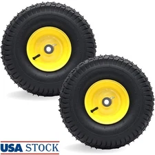 15x6 Lawn Mower Tire Wheel Assembly John Deere Riding Mowers Turf Tread
