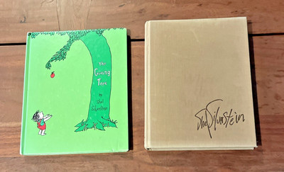 The Giving Tree by Shel Silverstein 1964 & Where the Sidewalk Ends 1974 lot of 2