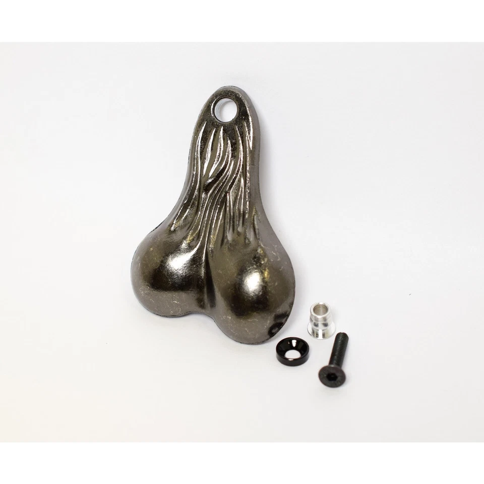 Hot Racing ACC6901 Metal Dangler Balls Truck Nuts (black chrome) (toy) - Image 2 of 4