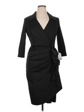 NWT Xscape Women Black Cocktail Dress 14