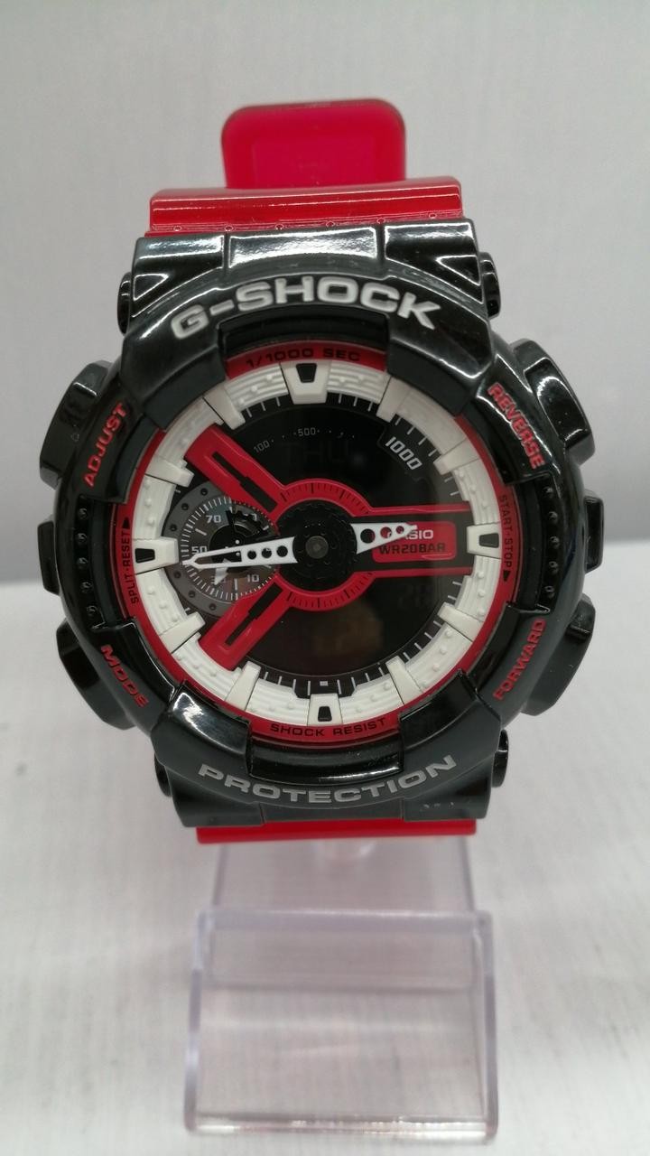 CASIO G-SHOCK G-110RB Rugged Black Digital Watch 939843