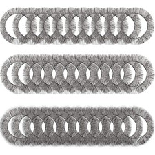 Maitys 30 Pieces Doll Eyelashes Strips 20cm Length, Fake Eye Lashes