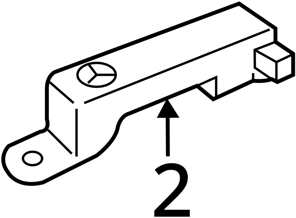 2007 - 2009 MERCEDES BENZ S CLASS W221 S550 ANTENNA KEYLESS GO 1648201575 OEM - Image 4 of 4