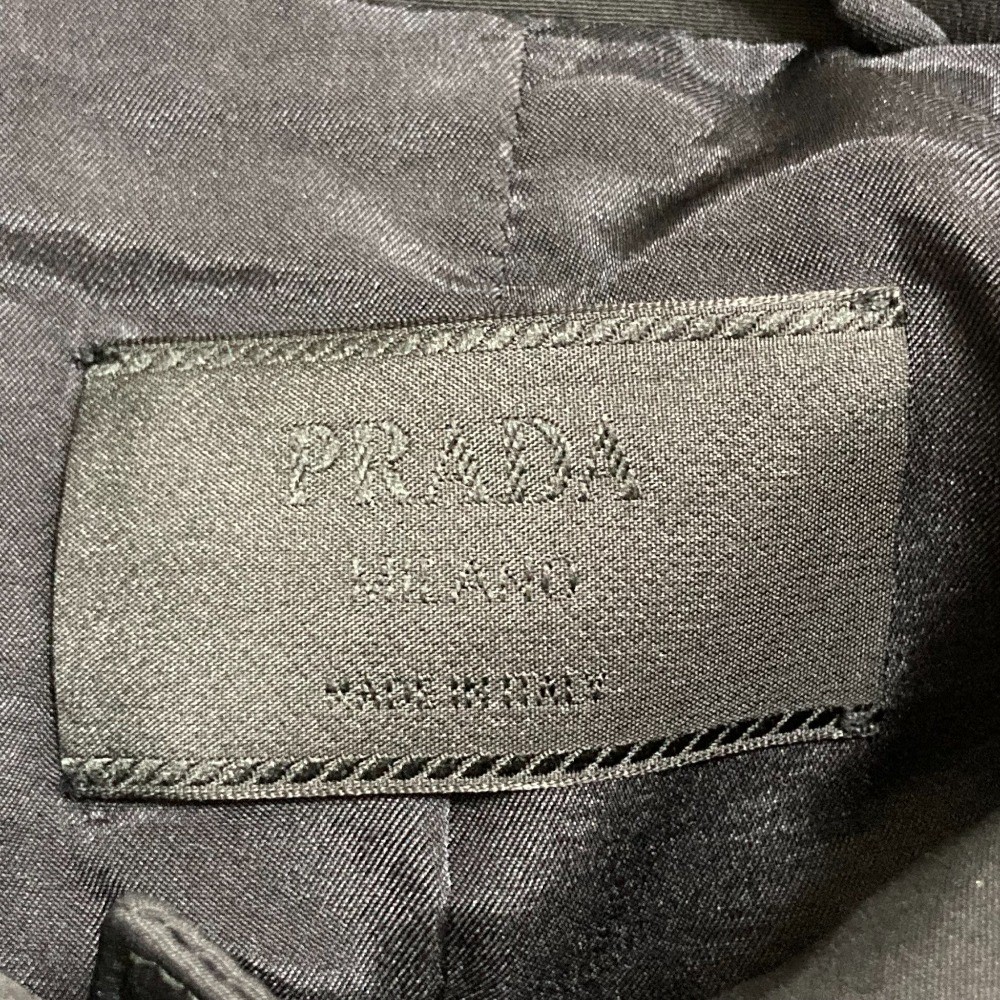 PRADA Vintage Jacket Size 38 Black Women USED thumbnail 4