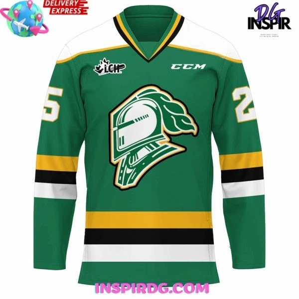 London Knights Memorial Cup 2025 Special Hockey Jersey