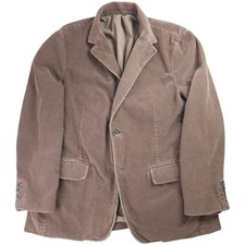 J.Crew XL Men's Brown Corduroy Single-Breasted Blazer Jacket