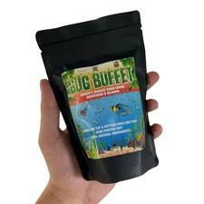 2.75oz Bug Buffet Insect Based Fish Food USA Distributor, High Protein, Treat