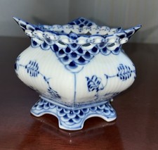 Royal Copenhagen 1112 Musselmalet Vollspitze Zuckerschale 1. Wahl Denmark