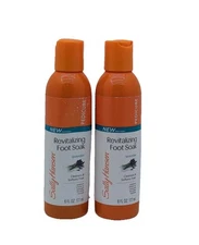 2 Sally Hansen Pedicure Revitalizing Foot Soak Lavender Cleans & Softens Feet