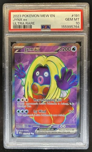 2023 Pokemon SV 151 Jynx ex Ultra Rare #191/165 PSA 10 GEM MINT