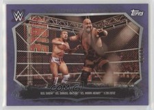 2015 WWE Undisputed Cage Evolution Moments Purple /50 Big Show Mark Henry g3c
