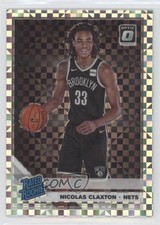 2019-20 Donruss Optic Rated Checkerboard Prizm Nic Claxton Nicolas Rookie RC nd3