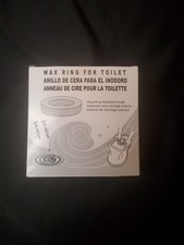 Toilet Bowl Wax Ring and Bolts