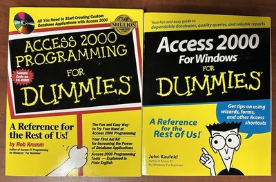 Access 2000 Programming for Dummies W/disc/Access 2000 For Windows For Dummies