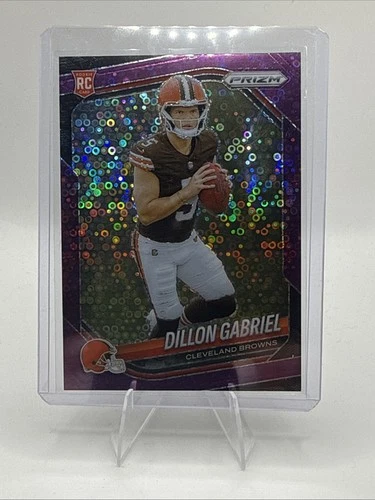 2025 Panini Prizm Football No Huddle Purple Dillon Gabriel #372