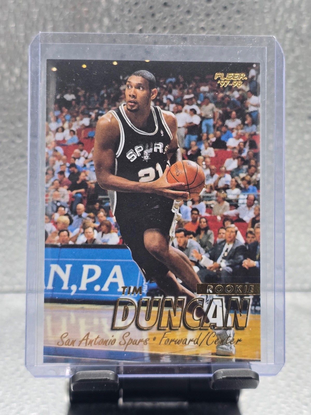 1997-98 Fleer Tim Duncan Rookie #201!