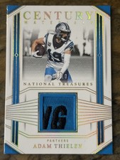 2023 National Treasures Century Materials Adam Thielen Gold /10 Sick Patch RARE