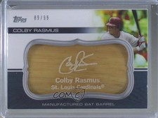 2010 Topps Update Manufactured Bat Barrels 89/99 Colby Rasmus #MBB-54 0t2