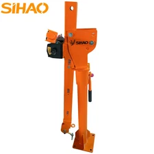 SIHAO Vehicle-mounted crane 3500lbs Winch with 1100lbs Electric Winch Electric