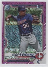 2021 Bowman Chrome Prospects Fuchsia Shimmer Refractor /199 Yunior Severino 06qf
