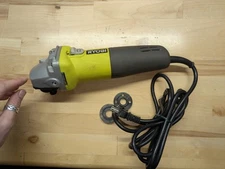 Ryobi Corded 4-1/2" Barrel Grip Angle Grinder 5.5 Amp AG4031G (See Notes)