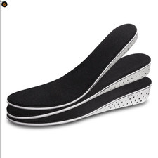 Men Women Invisible Height Increase Insoles Heel Lift Taller Shoe Inserts Pad US