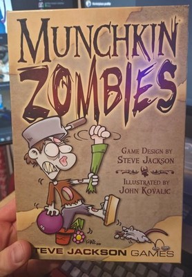 Munchkin Zombies Card Game + 3 Expansions Bundle Cards Only Steve Jackson Games