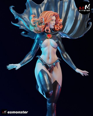 Red Queen | 3D Printed Model by E.S. Monster