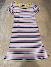 Old Navy, Kids Knee Length Dress, Rainbow Str...
