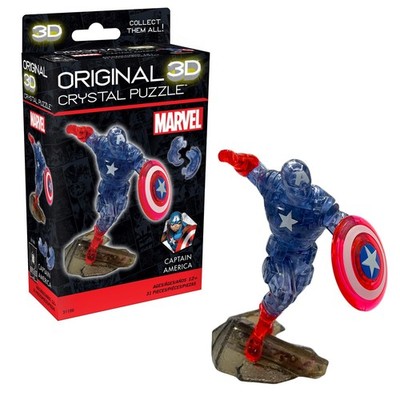 BePuzzled, Marvel Captain America Super Hero Original 3D Crystal Puz (US IMPORT)
