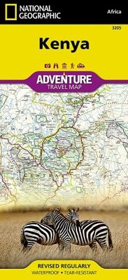 Kenya Adventure Map | National Geog... by National Geographic  Sheet map, folded