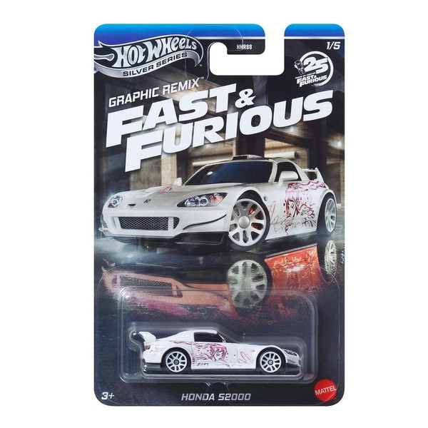 Mattel Hot Wheels Fast&Furious Silver Series Honda S2000 JBY44 Neu & Ovp-image