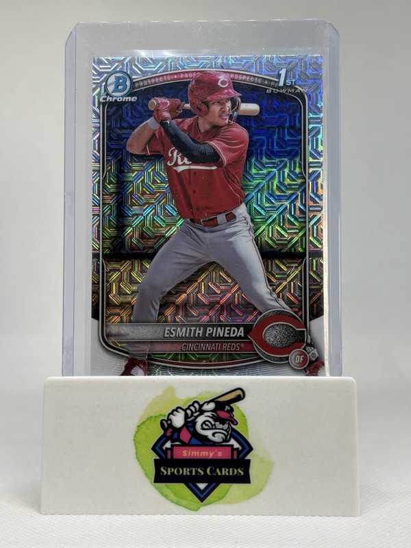 2025 Bowman Chrome Prospects Esmith Pineda Mega Box Refractor #BCP-37