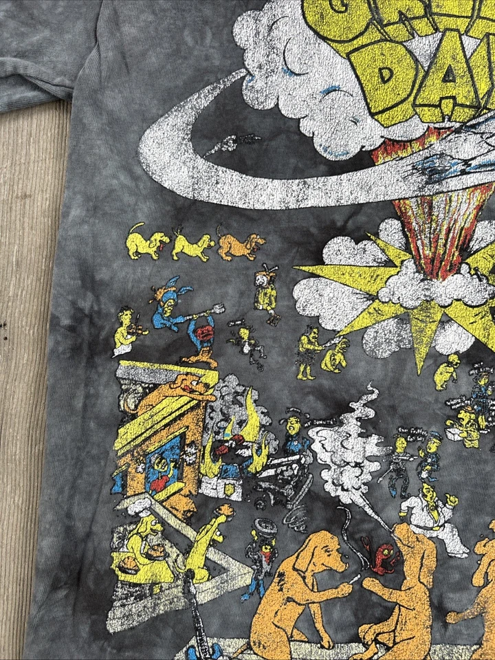 Green Day Dookie Album Art size small  Acid Wash T Shirt Punk Band Merch Tee - Image 4 of 4